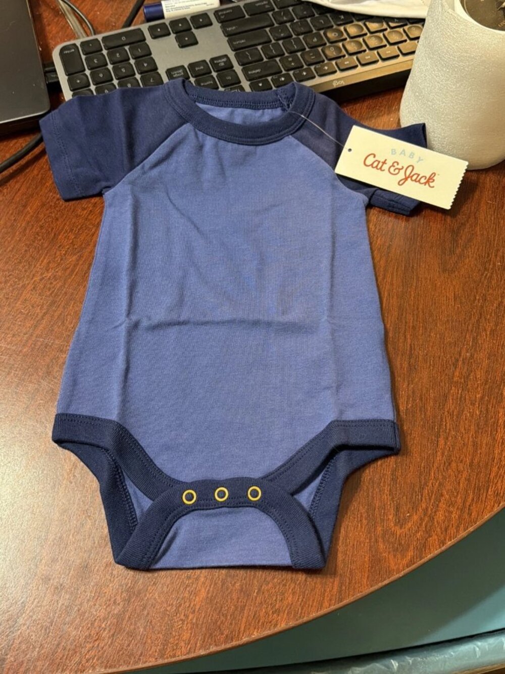 Cat & Jack Baby Boy 4 Pack Short Sleeve Bodysuits - 0-3 months - NWT